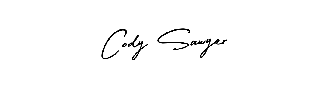 This is the best signature style for the Cody Sawyer name. Also you like these signature font (AmerikaSignatureDemo-Regular). Mix name signature. Cody Sawyer signature style 3 images and pictures png