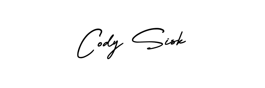 Cody Sisk stylish signature style. Best Handwritten Sign (AmerikaSignatureDemo-Regular) for my name. Handwritten Signature Collection Ideas for my name Cody Sisk. Cody Sisk signature style 3 images and pictures png