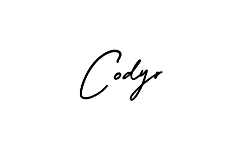 Codyr stylish signature style. Best Handwritten Sign (AmerikaSignatureDemo-Regular) for my name. Handwritten Signature Collection Ideas for my name Codyr. Codyr signature style 3 images and pictures png