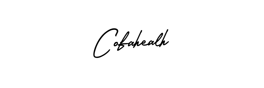 The best way (AmerikaSignatureDemo-Regular) to make a short signature is to pick only two or three words in your name. The name Cofahealh include a total of six letters. For converting this name. Cofahealh signature style 3 images and pictures png