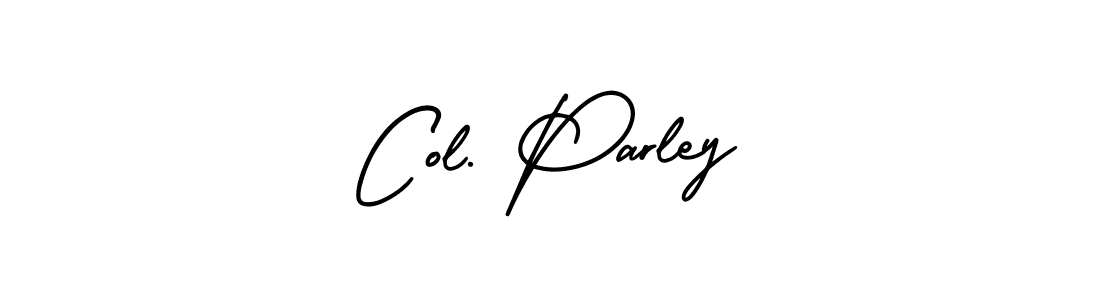 You can use this online signature creator to create a handwritten signature for the name Col. Parley. This is the best online autograph maker. Col. Parley signature style 3 images and pictures png