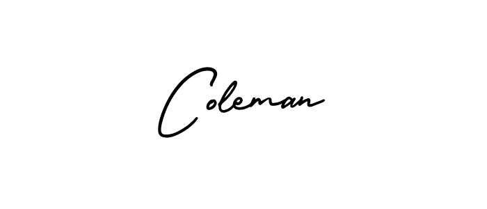 Best and Professional Signature Style for Coleman. AmerikaSignatureDemo-Regular Best Signature Style Collection. Coleman signature style 3 images and pictures png