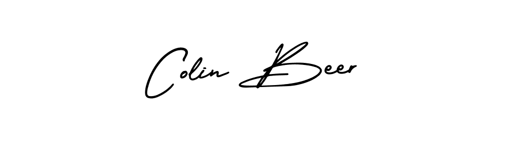 It looks lik you need a new signature style for name Colin Beer. Design unique handwritten (AmerikaSignatureDemo-Regular) signature with our free signature maker in just a few clicks. Colin Beer signature style 3 images and pictures png