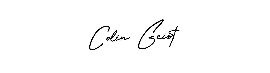 The best way (AmerikaSignatureDemo-Regular) to make a short signature is to pick only two or three words in your name. The name Colin Geist include a total of six letters. For converting this name. Colin Geist signature style 3 images and pictures png