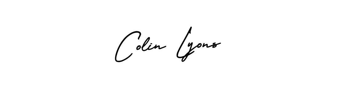 It looks lik you need a new signature style for name Colin Lyons. Design unique handwritten (AmerikaSignatureDemo-Regular) signature with our free signature maker in just a few clicks. Colin Lyons signature style 3 images and pictures png