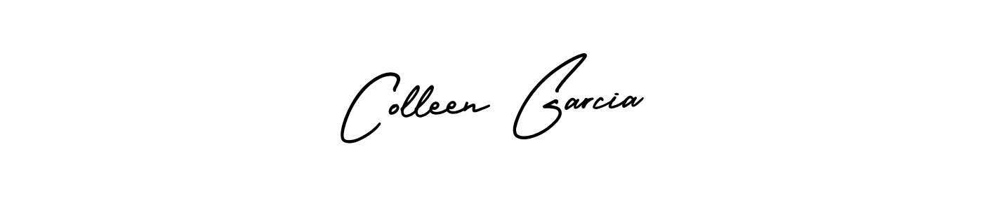 You should practise on your own different ways (AmerikaSignatureDemo-Regular) to write your name (Colleen Garcia) in signature. don't let someone else do it for you. Colleen Garcia signature style 3 images and pictures png