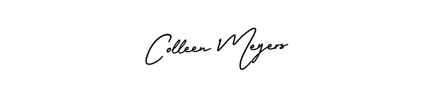 Use a signature maker to create a handwritten signature online. With this signature software, you can design (AmerikaSignatureDemo-Regular) your own signature for name Colleen Meyers. Colleen Meyers signature style 3 images and pictures png
