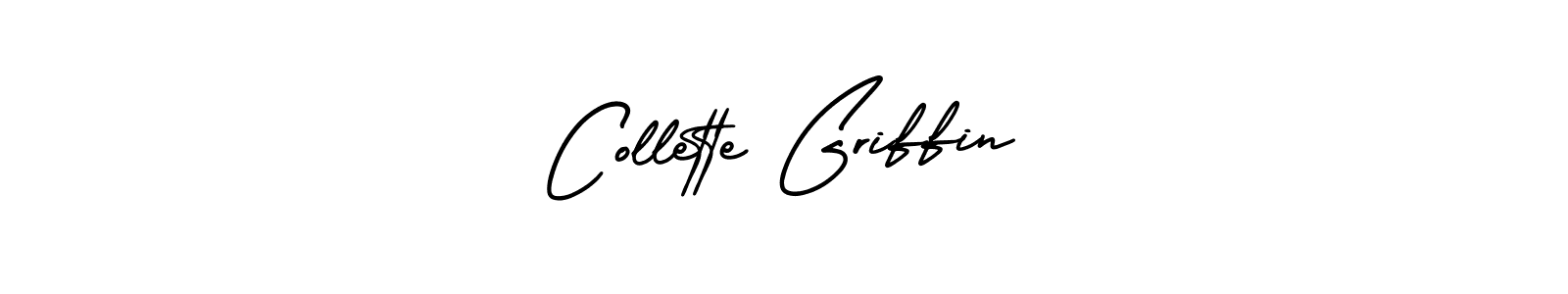 It looks lik you need a new signature style for name Collette Griffin. Design unique handwritten (AmerikaSignatureDemo-Regular) signature with our free signature maker in just a few clicks. Collette Griffin signature style 3 images and pictures png