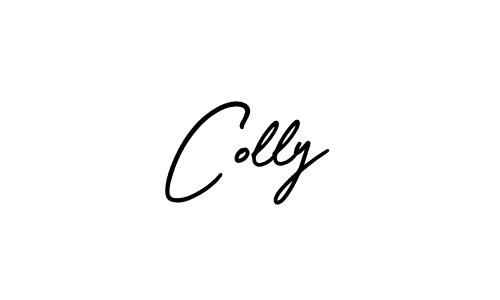 It looks lik you need a new signature style for name Colly. Design unique handwritten (AmerikaSignatureDemo-Regular) signature with our free signature maker in just a few clicks. Colly signature style 3 images and pictures png