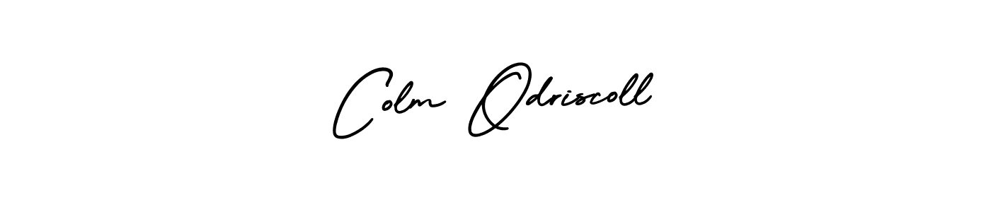 The best way (AmerikaSignatureDemo-Regular) to make a short signature is to pick only two or three words in your name. The name Colm Odriscoll include a total of six letters. For converting this name. Colm Odriscoll signature style 3 images and pictures png