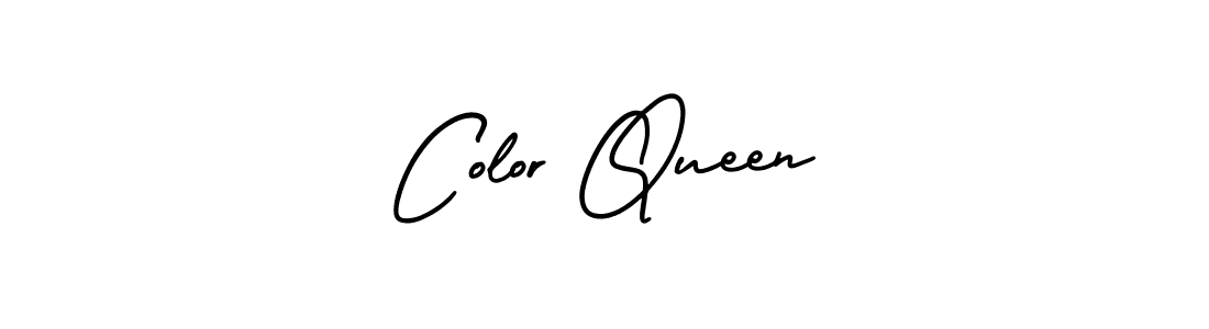 You should practise on your own different ways (AmerikaSignatureDemo-Regular) to write your name (Color Queen) in signature. don't let someone else do it for you. Color Queen signature style 3 images and pictures png