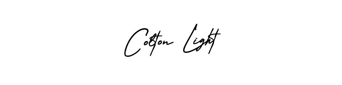 Create a beautiful signature design for name Colton Light. With this signature (AmerikaSignatureDemo-Regular) fonts, you can make a handwritten signature for free. Colton Light signature style 3 images and pictures png