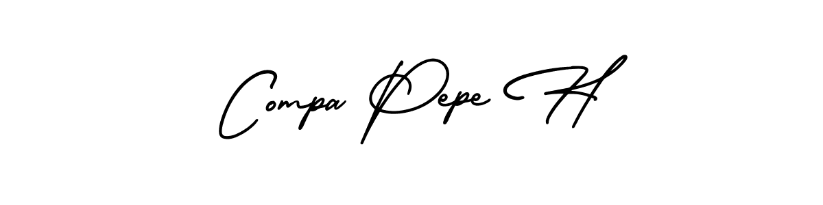 Make a beautiful signature design for name Compa Pepe H. Use this online signature maker to create a handwritten signature for free. Compa Pepe H signature style 3 images and pictures png