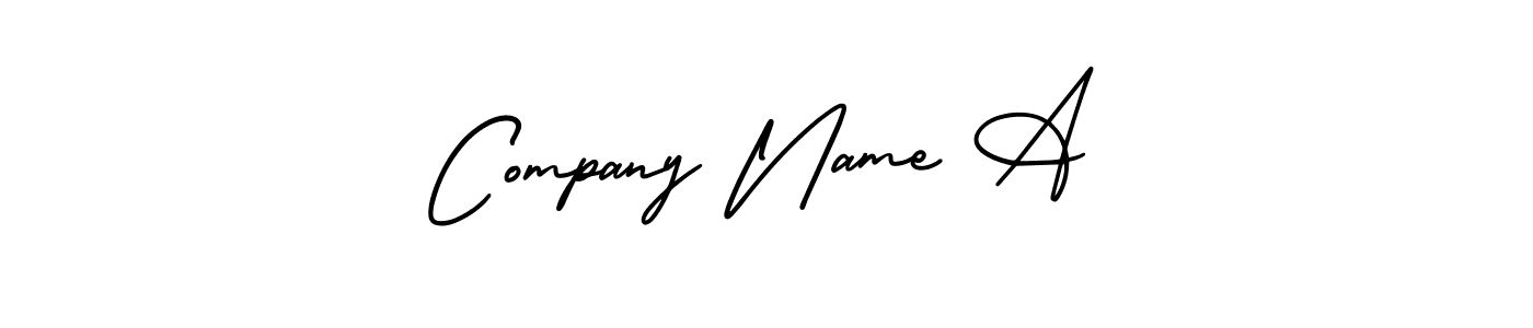 Make a beautiful signature design for name Company Name A. With this signature (AmerikaSignatureDemo-Regular) style, you can create a handwritten signature for free. Company Name A signature style 3 images and pictures png