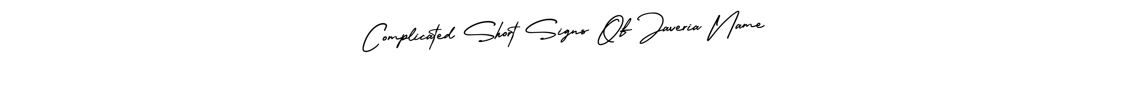 Create a beautiful signature design for name Complicated Short Signs Of Javeria Name. With this signature (AmerikaSignatureDemo-Regular) fonts, you can make a handwritten signature for free. Complicated Short Signs Of Javeria Name signature style 3 images and pictures png