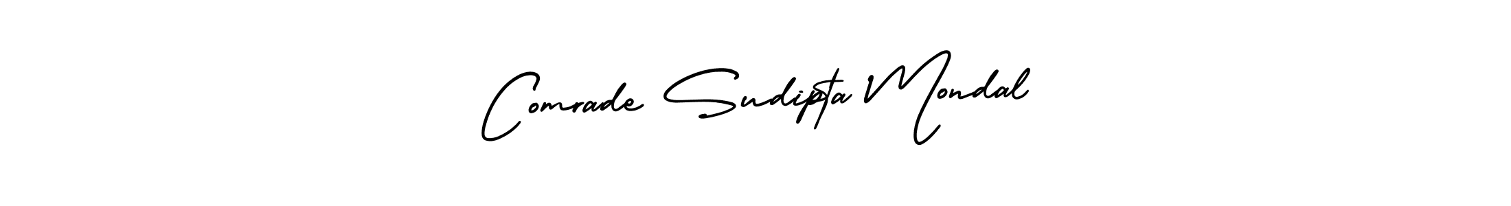 This is the best signature style for the Comrade Sudipta Mondal name. Also you like these signature font (AmerikaSignatureDemo-Regular). Mix name signature. Comrade Sudipta Mondal signature style 3 images and pictures png