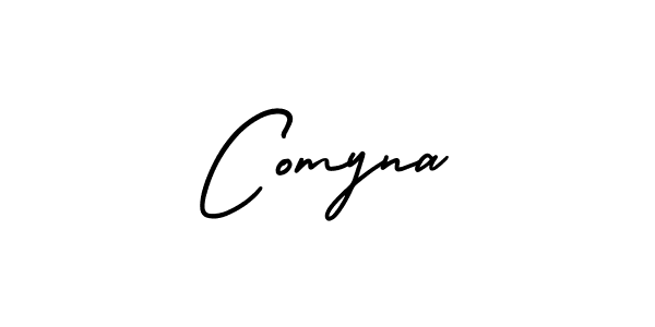 It looks lik you need a new signature style for name Comyna. Design unique handwritten (AmerikaSignatureDemo-Regular) signature with our free signature maker in just a few clicks. Comyna signature style 3 images and pictures png