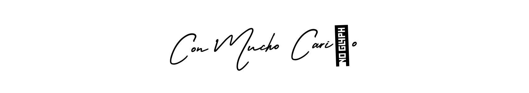 Design your own signature with our free online signature maker. With this signature software, you can create a handwritten (AmerikaSignatureDemo-Regular) signature for name Con Mucho Cariño. Con Mucho Cariño signature style 3 images and pictures png