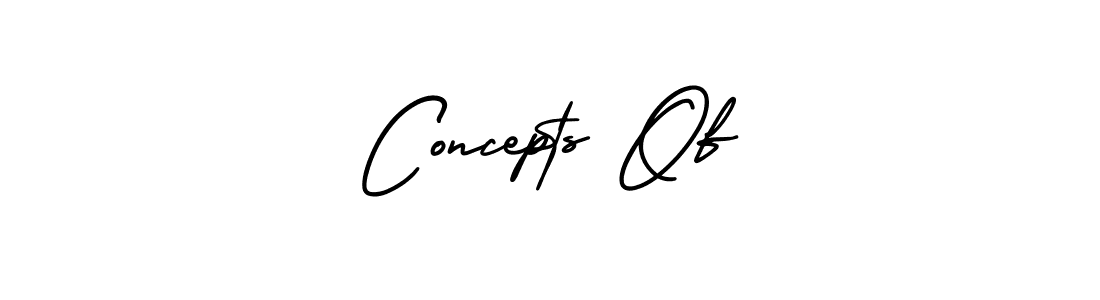 How to make Concepts Of name signature. Use AmerikaSignatureDemo-Regular style for creating short signs online. This is the latest handwritten sign. Concepts Of signature style 3 images and pictures png
