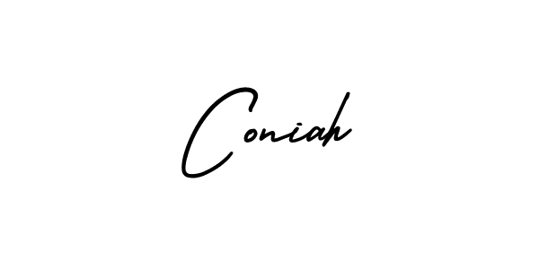 Best and Professional Signature Style for Coniah. AmerikaSignatureDemo-Regular Best Signature Style Collection. Coniah signature style 3 images and pictures png