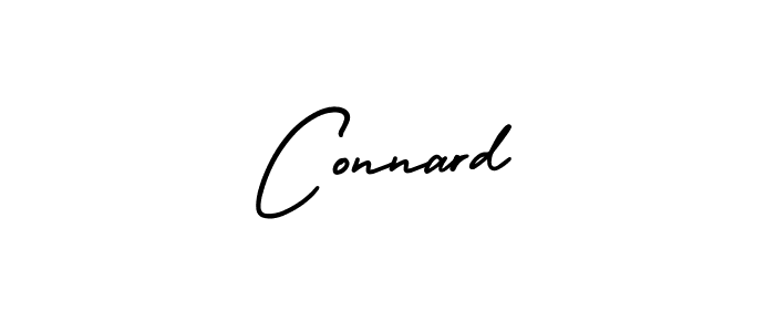 Use a signature maker to create a handwritten signature online. With this signature software, you can design (AmerikaSignatureDemo-Regular) your own signature for name Connard. Connard signature style 3 images and pictures png