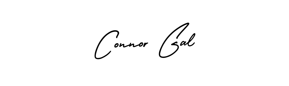 The best way (AmerikaSignatureDemo-Regular) to make a short signature is to pick only two or three words in your name. The name Connor Gal include a total of six letters. For converting this name. Connor Gal signature style 3 images and pictures png
