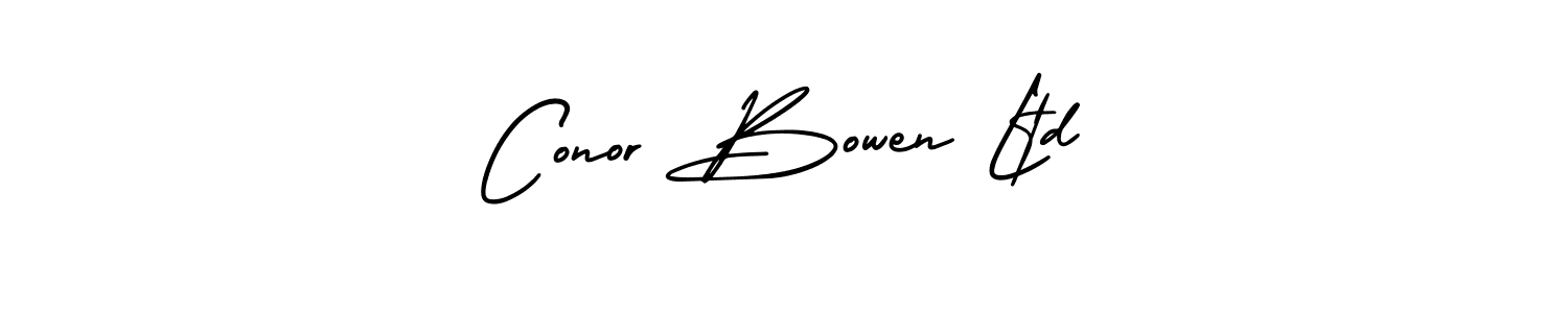 Use a signature maker to create a handwritten signature online. With this signature software, you can design (AmerikaSignatureDemo-Regular) your own signature for name Conor Bowen Ltd. Conor Bowen Ltd signature style 3 images and pictures png