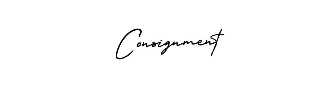 It looks lik you need a new signature style for name Consignment. Design unique handwritten (AmerikaSignatureDemo-Regular) signature with our free signature maker in just a few clicks. Consignment signature style 3 images and pictures png