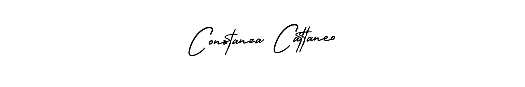 Make a beautiful signature design for name Constanza Cattaneo. With this signature (AmerikaSignatureDemo-Regular) style, you can create a handwritten signature for free. Constanza Cattaneo signature style 3 images and pictures png