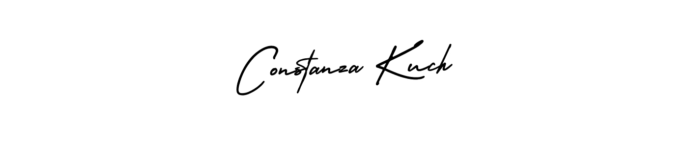 Create a beautiful signature design for name Constanza Kuch. With this signature (AmerikaSignatureDemo-Regular) fonts, you can make a handwritten signature for free. Constanza Kuch signature style 3 images and pictures png