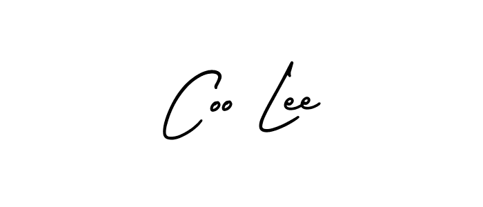 Create a beautiful signature design for name Coo Lee. With this signature (AmerikaSignatureDemo-Regular) fonts, you can make a handwritten signature for free. Coo Lee signature style 3 images and pictures png