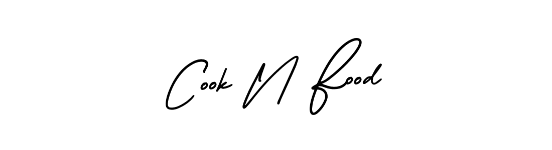 Design your own signature with our free online signature maker. With this signature software, you can create a handwritten (AmerikaSignatureDemo-Regular) signature for name Cook N Food. Cook N Food signature style 3 images and pictures png