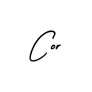 How to make Cor signature? AmerikaSignatureDemo-Regular is a professional autograph style. Create handwritten signature for Cor name. Cor signature style 3 images and pictures png