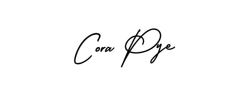 How to make Cora Pye signature? AmerikaSignatureDemo-Regular is a professional autograph style. Create handwritten signature for Cora Pye name. Cora Pye signature style 3 images and pictures png