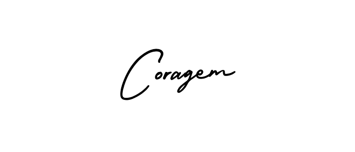 It looks lik you need a new signature style for name Coragem. Design unique handwritten (AmerikaSignatureDemo-Regular) signature with our free signature maker in just a few clicks. Coragem signature style 3 images and pictures png