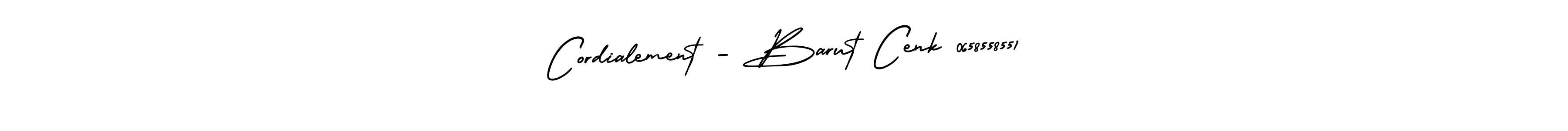 You can use this online signature creator to create a handwritten signature for the name Cordialement - Barut Cenk 0658558551. This is the best online autograph maker. Cordialement - Barut Cenk 0658558551 signature style 3 images and pictures png