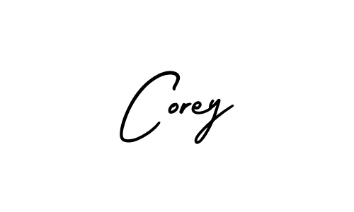 Create a beautiful signature design for name Corey. With this signature (AmerikaSignatureDemo-Regular) fonts, you can make a handwritten signature for free. Corey signature style 3 images and pictures png