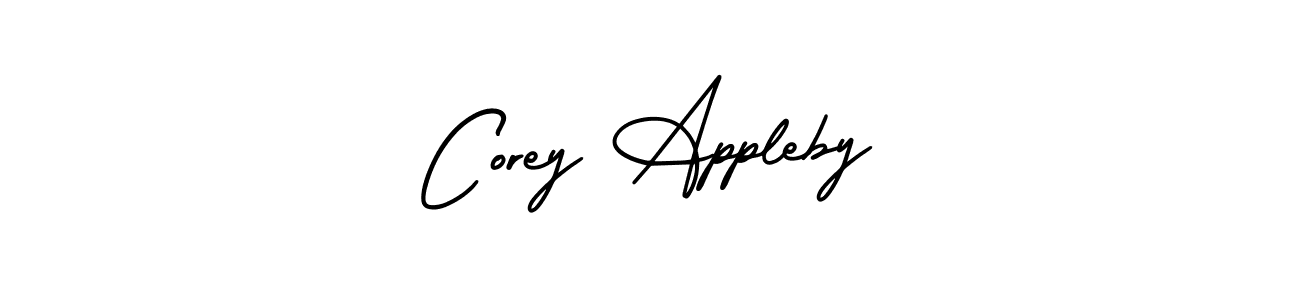 Make a short Corey Appleby signature style. Manage your documents anywhere anytime using AmerikaSignatureDemo-Regular. Create and add eSignatures, submit forms, share and send files easily. Corey Appleby signature style 3 images and pictures png