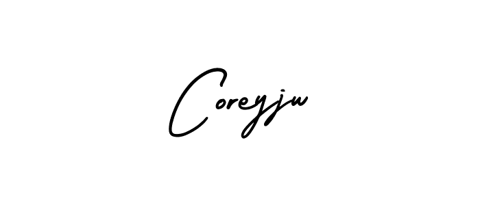 Similarly AmerikaSignatureDemo-Regular is the best handwritten signature design. Signature creator online .You can use it as an online autograph creator for name Coreyjw. Coreyjw signature style 3 images and pictures png