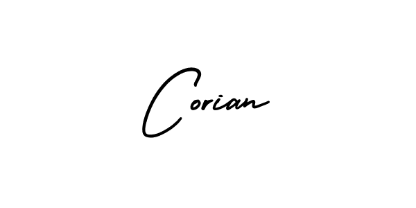 Make a beautiful signature design for name Corian. With this signature (AmerikaSignatureDemo-Regular) style, you can create a handwritten signature for free. Corian signature style 3 images and pictures png