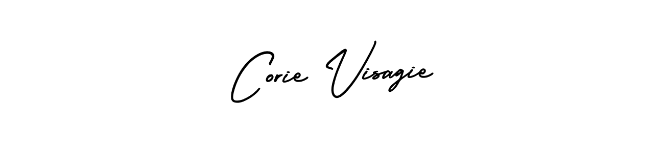 Make a beautiful signature design for name Corie Visagie. Use this online signature maker to create a handwritten signature for free. Corie Visagie signature style 3 images and pictures png