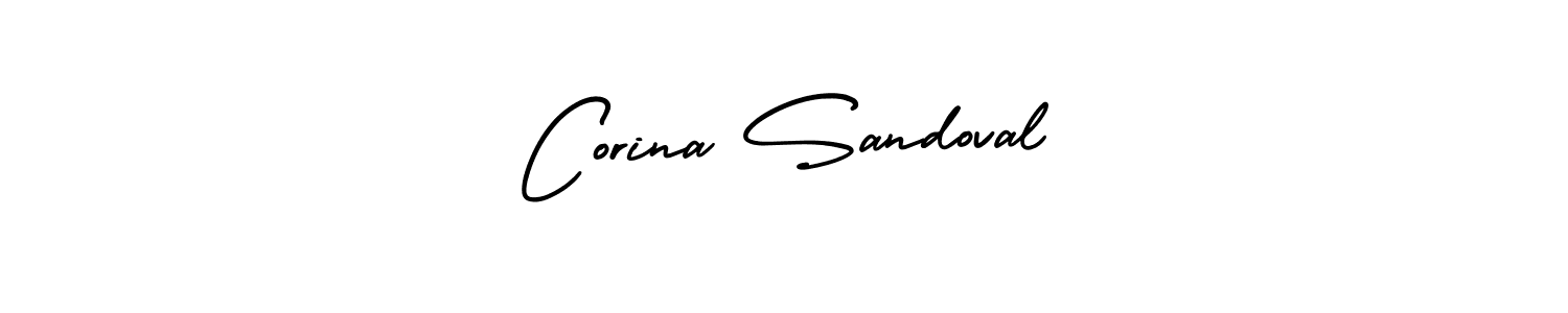 How to make Corina Sandoval signature? AmerikaSignatureDemo-Regular is a professional autograph style. Create handwritten signature for Corina Sandoval name. Corina Sandoval signature style 3 images and pictures png