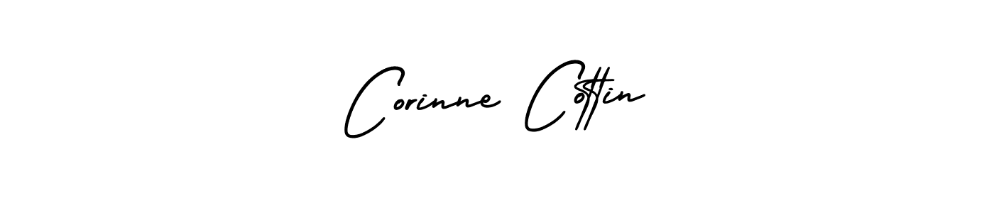 Also You can easily find your signature by using the search form. We will create Corinne Cottin name handwritten signature images for you free of cost using AmerikaSignatureDemo-Regular sign style. Corinne Cottin signature style 3 images and pictures png