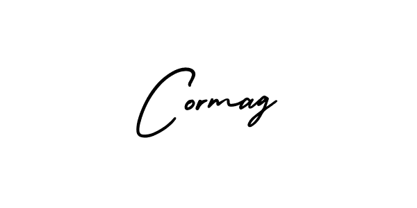 How to make Cormag name signature. Use AmerikaSignatureDemo-Regular style for creating short signs online. This is the latest handwritten sign. Cormag signature style 3 images and pictures png