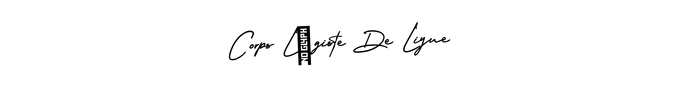 Design your own signature with our free online signature maker. With this signature software, you can create a handwritten (AmerikaSignatureDemo-Regular) signature for name Corps Légiste De Liyue. Corps Légiste De Liyue signature style 3 images and pictures png