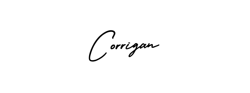 Corrigan stylish signature style. Best Handwritten Sign (AmerikaSignatureDemo-Regular) for my name. Handwritten Signature Collection Ideas for my name Corrigan. Corrigan signature style 3 images and pictures png
