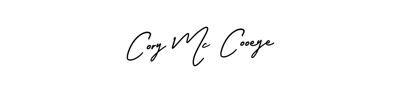 Cory Mc Cooeye stylish signature style. Best Handwritten Sign (AmerikaSignatureDemo-Regular) for my name. Handwritten Signature Collection Ideas for my name Cory Mc Cooeye. Cory Mc Cooeye signature style 3 images and pictures png