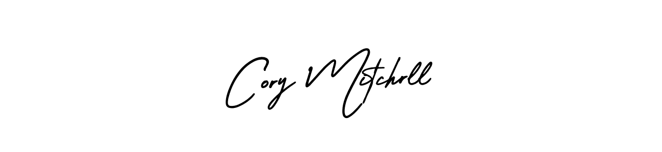 Cory Mitchrll stylish signature style. Best Handwritten Sign (AmerikaSignatureDemo-Regular) for my name. Handwritten Signature Collection Ideas for my name Cory Mitchrll. Cory Mitchrll signature style 3 images and pictures png