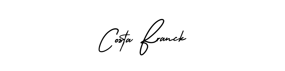 Check out images of Autograph of Costa Franck name. Actor Costa Franck Signature Style. AmerikaSignatureDemo-Regular is a professional sign style online. Costa Franck signature style 3 images and pictures png