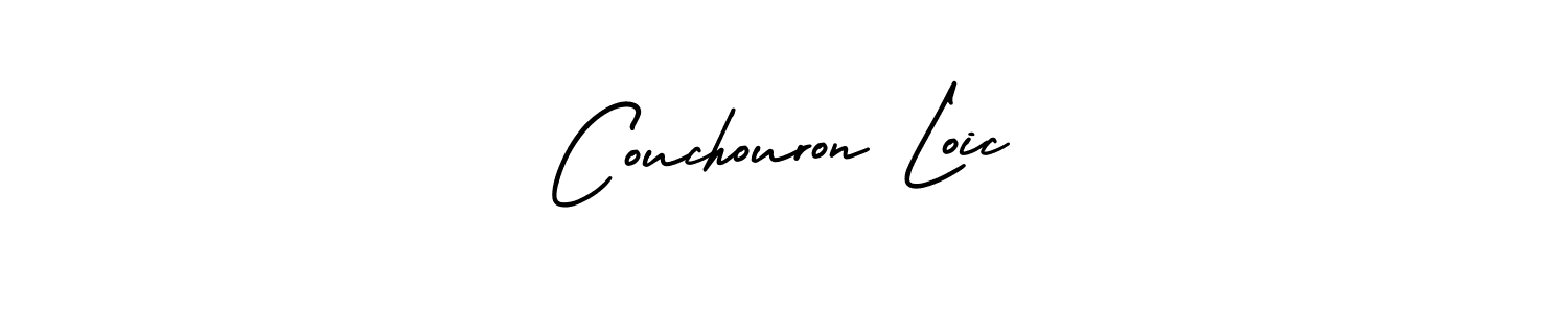 How to make Couchouron Loic signature? AmerikaSignatureDemo-Regular is a professional autograph style. Create handwritten signature for Couchouron Loic name. Couchouron Loic signature style 3 images and pictures png